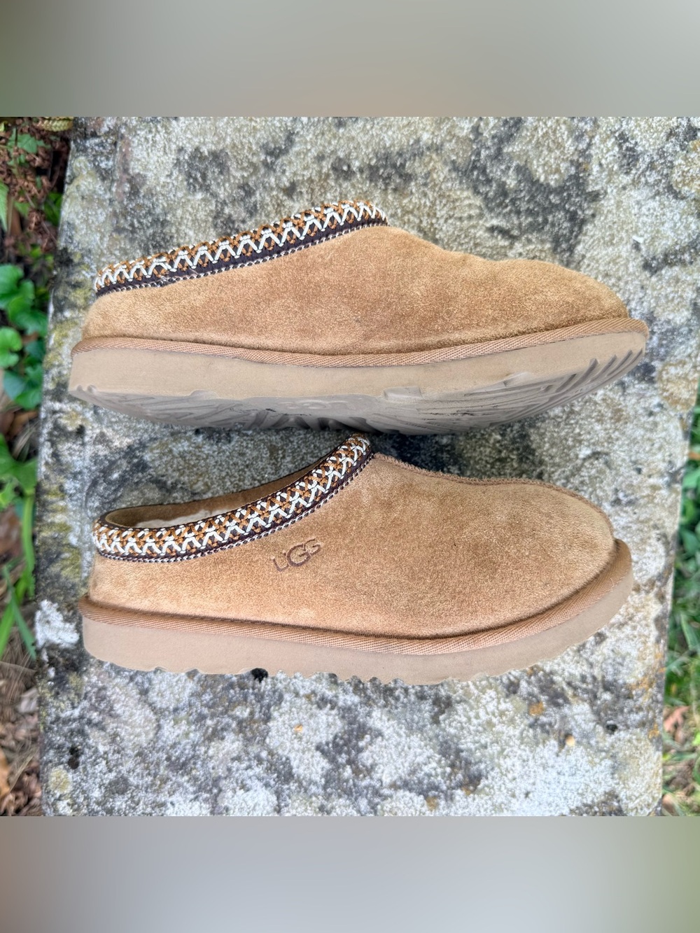 UGG Tasman II Kids Suede Slippers Chestnut 1019066K EU 36